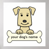 Personalisierter Labrador Retriever Poster (Vorne)