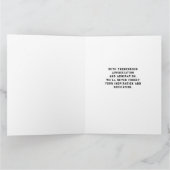 Personalisierter Lacrosse Coach Karte (Innenseite)