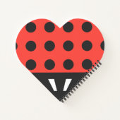 Personalisierter Lady Bug Notizblock (Rückseite)