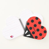 Personalisierter Lady Bug Notizblock (Innenseite)