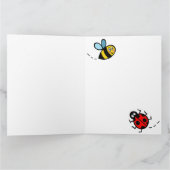 Personalisierter Ladybird + Muttertag der Hummeln Karte (Innenseite)
