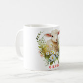 Personalisierter Lamm-Kaffeebecher Kaffeetasse (Vorderseite Links)