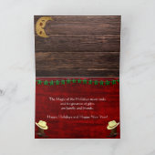 Personalisierter - Land - Weihnachtsschiff Karte (Innenseite)