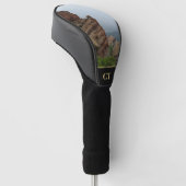 Personalisierter Landschaftlicher "Red Rocks" Golf Headcover (angewinkelt)