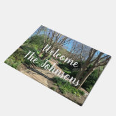 Personalisierter Landschaftlicher Weg Fußmatte (Schrägansicht)