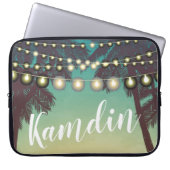Personalisierter Laptop Case Beach Sonnenuntergang (Vorderseite)