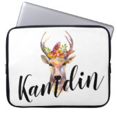 Personalisierter Laptop-Case boho Hirsch Buck Head Laptopschutzhülle (Vorderseite)
