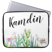 Personalisierter Laptop-Case Boho Llama Bohemisch Laptopschutzhülle (Vorderseite)