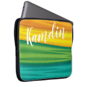 Personalisierter Laptop Case lgbtq Regenbogenflagg (Vorne Rechts)