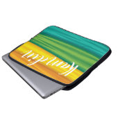 Personalisierter Laptop Case lgbtq Regenbogenflagg (Vorne Knopf)
