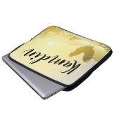 Personalisierter Laptop-Fall Sonntagsvormittagsfar Laptopschutzhülle (Vorne Knopf)