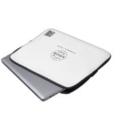 Personalisierter Laptop-Sieb für Branding Laptopschutzhülle (Vorne Knopf)