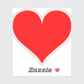 Personalisierter Laserschnitt mit spezieller Herzf Aufkleber (Blatt)