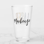 Personalisierter Lasertechniker | Laser Tech Glas (Rückseite)