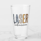 Personalisierter Lasertechniker | Laser Tech Glas (Vorderseite)