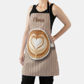 Personalisierter Latte-Art-Kaffee  Schürze (InSitu)