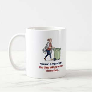 Personalisierter Läufer-Mug für sie - Die Mülltonn Kaffeetasse