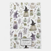 Personalisierter Lavendel & Apotheke Geschirrtuch (Vertikal)