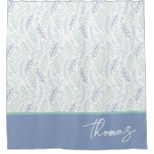 Personalisierter Leaf-Duschvorhang Duschvorhang (Vorderseite)