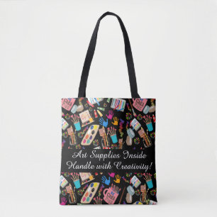 personalisierter, lebendiger Kunstliebhaber Tasche