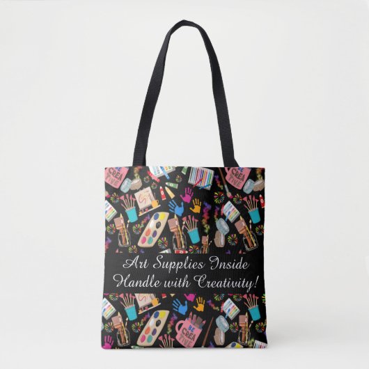 personalisierter, lebendiger Kunstliebhaber Tasche (Vorderseite)