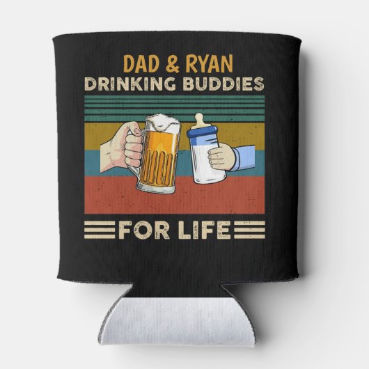 Personalisierter Lebenspartner Dosenkühler (Rückseite)