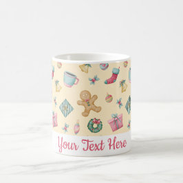 Personalisierter Lebkuchen-Weihnachtstasse Kaffeetasse