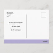 Personalisierter Lehrer Begrüßungskarte Postkarte (Rückseite)