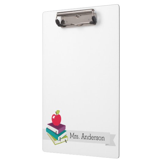Personalisierter Lehrer bucht Apple Klemmbrett (Links)