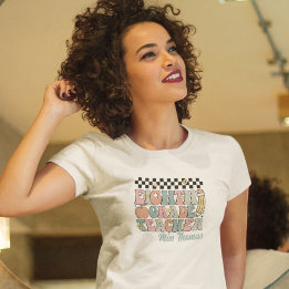 Personalisierter Lehrer der 8. Klasse T-Shirt