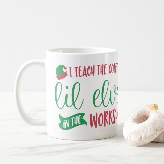 Personalisierter Lehrer für das Geschenk der Niedl Kaffeetasse (Mit Donut)