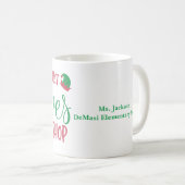 Personalisierter Lehrer für das Geschenk der Niedl Kaffeetasse (VorderseiteRechts)