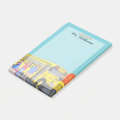 Personalisierter Lehrer für den Schulbus Post-it Klebezettel (angewinkelt)