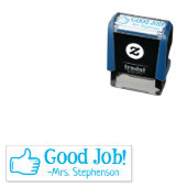 Personalisierter Lehrer Gute Arbeit wird belohnt Permastempel (Beispiel)