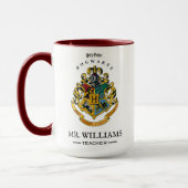 Personalisierter Lehrer | HARRY POTTER™-Abzeichen Tasse (Links)