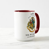 Personalisierter Lehrer | HARRY POTTER™-Abzeichen Tasse (VorderseiteRechts)
