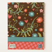 Personalisierter Lehrer Hübsche Libelle Planer (Rückseite)