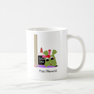 Personalisierter Lehrer-Kaffee-Tasse-Niedlicher Kaffeetasse