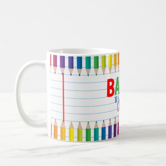 Personalisierter Lehrer Kaffeetasse (Links)