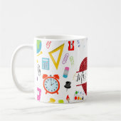 Personalisierter Lehrer Kaffeetasse (Links)