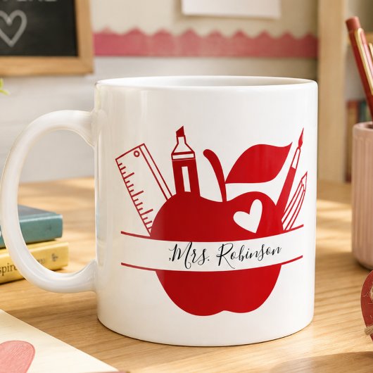 Personalisierter Lehrer Kaffeetasse
