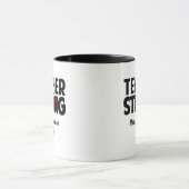 Personalisierter Lehrer mit großem Erfolg Tasse (Zentrum)