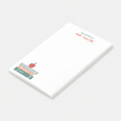 Personalisierter Lehrer nach dem IT-Notizbuch Büch Post-it Klebezettel (angewinkelt)