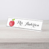 Personalisierter Lehrer-Namensschild Schreibtischnamensplakette (Vorderseite )