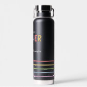 Personalisierter Lehrer - Niedlich Trinkflasche (Rückseite)