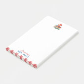 Personalisierter Lehrer Notepad Niedlich Apple Pos Post-it Klebezettel (angewinkelt)