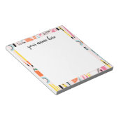 Personalisierter Lehrer Notizblock (angewinkelt)