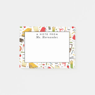 Personalisierter Lehrer Post-it Klebezettel