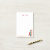 Personalisierter Lehrer Post-It Notes Books und Pe Klebezettel (Auf Schreibtisch)