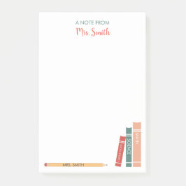 Personalisierter Lehrer Post-It Notes Books und Pe Klebezettel